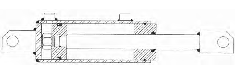 HYDRAULIC LIP EXTENSION CYLINDER