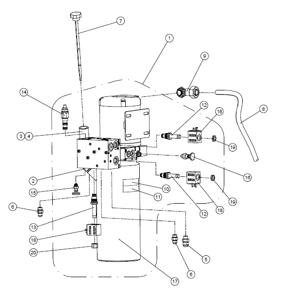 DECK MOUNT POWER UNIT